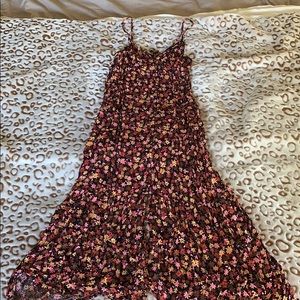 Mossimo Black floral tank dress- Small